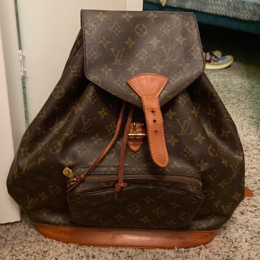 Authentic Louis Vuitton Montsouris GM backpack